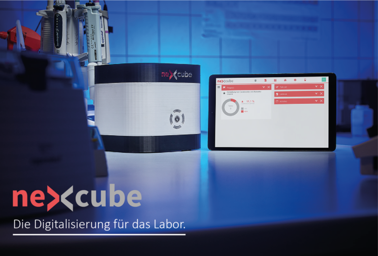 Produktbild nexcube die Digitalisierung für das Labor