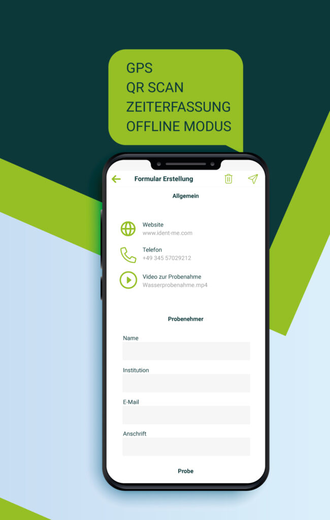 IdentMe App Screenshot Dokumentenbearbeitung